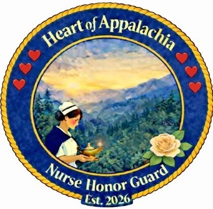 Logo of the Heart of Appalachia Nurse Honor Guard.
