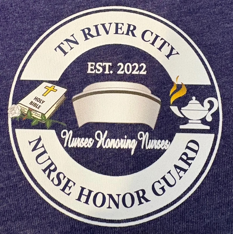 Logo of the Tennessee River City Nurses Honor Guard.