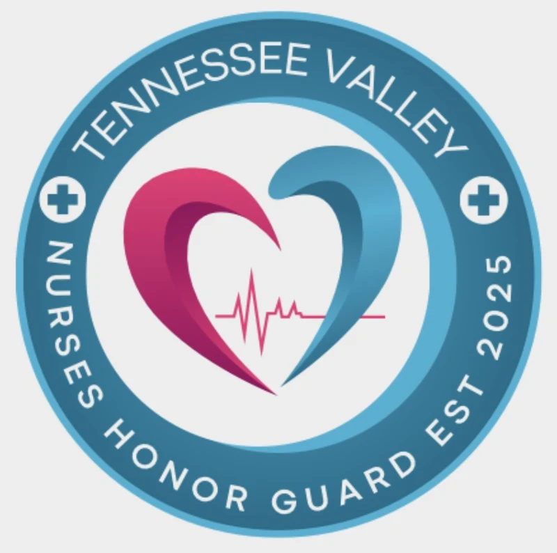 Logo of the Tennessee Valley Nurses Honor Guard.